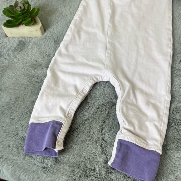 Monica + Andy Purple Baby Ruffle Romper - 6-9M - Picture 4 of 6